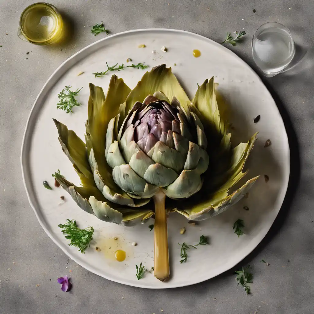 Stuffed Artichoke with Anchovy