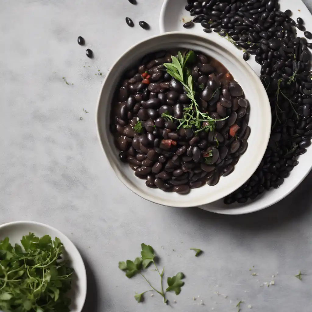 Black Beans with Thyme and Oregano