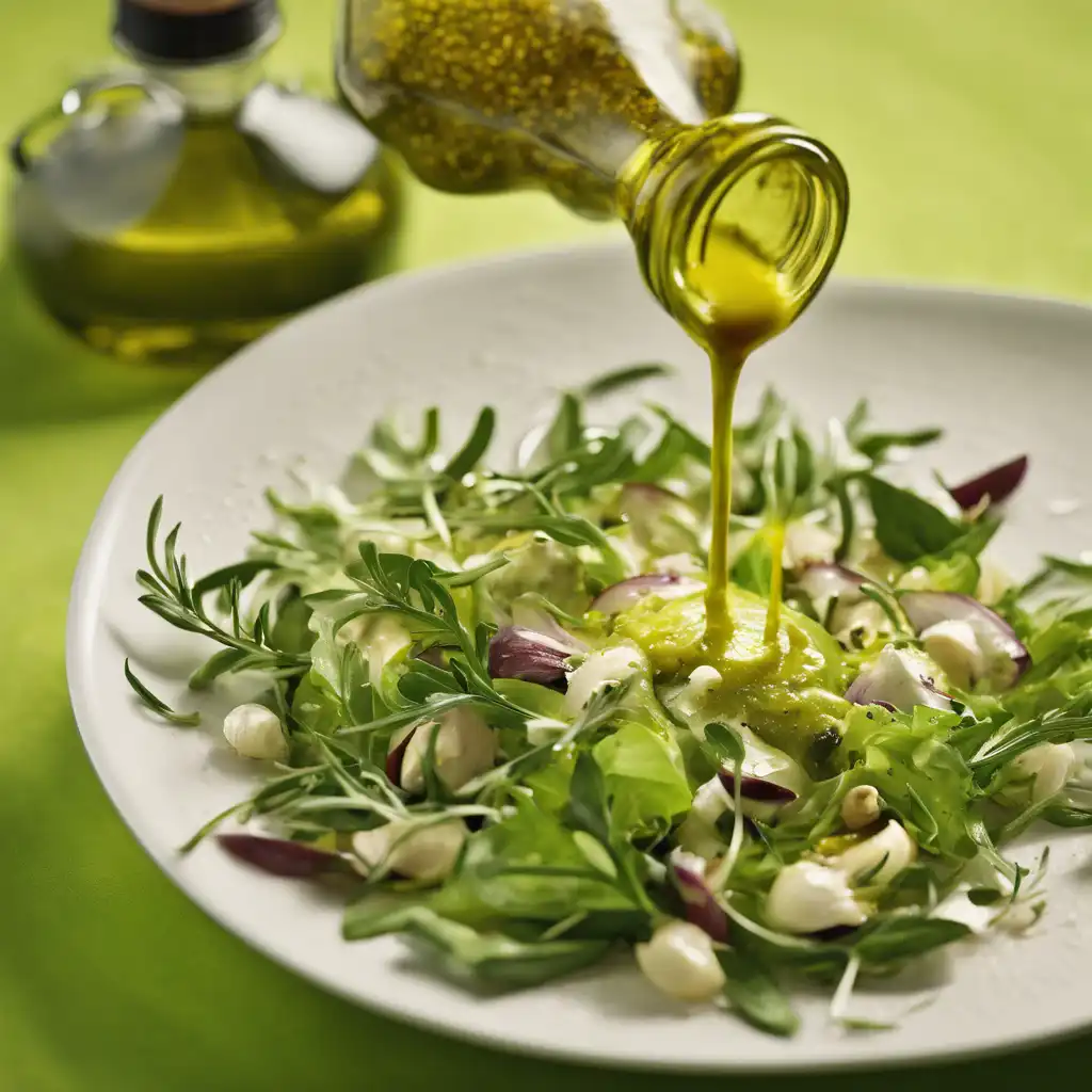 Garlic and Olive Oil Salad Dressing