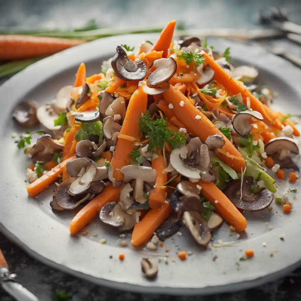 Carrot and Mushroom Salad Extraordinary