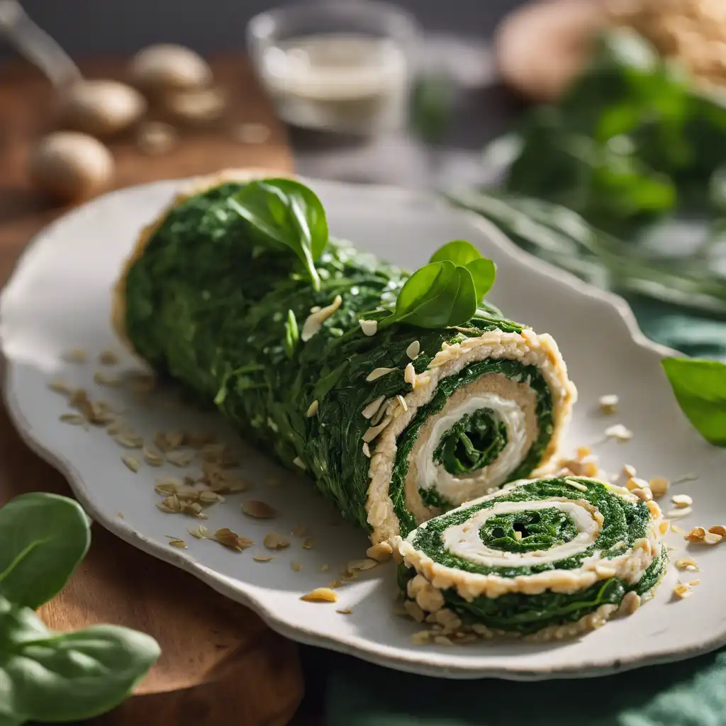 Oat Roulade with Spinach