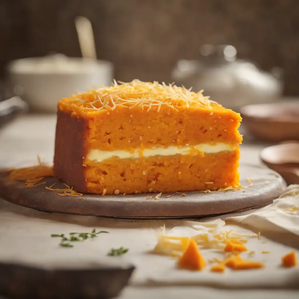 Sweet Potato Cake with Cheese