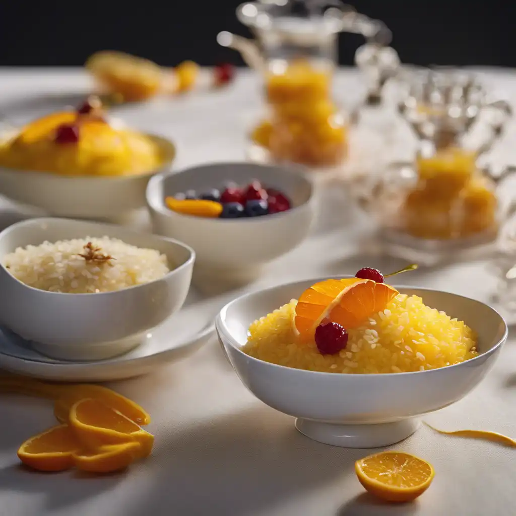 Rice and Fruit Dessert