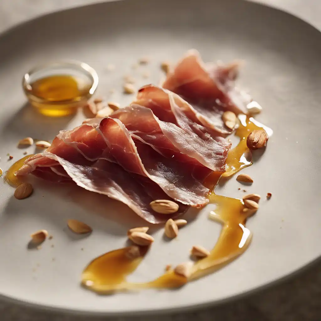 Crispy Prosciutto with Honey and Almonds