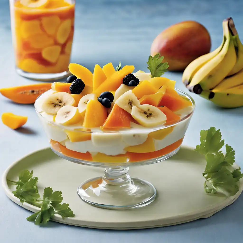 Fruit Salad with Gelatin