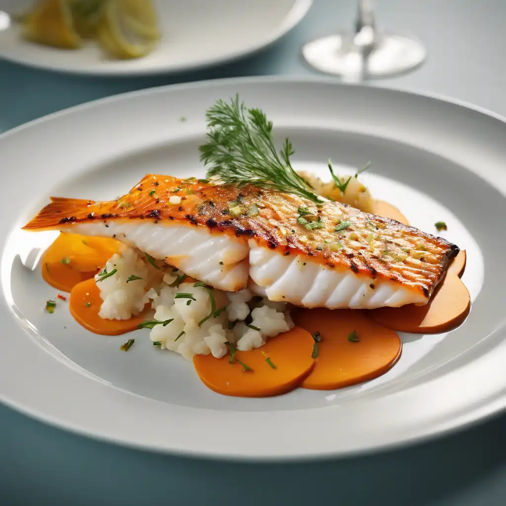 Grilled Fish with Carrot