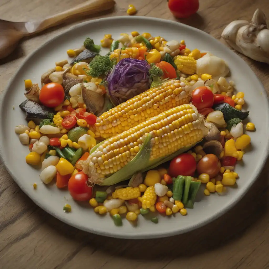 Corn with Mixed Vegetables