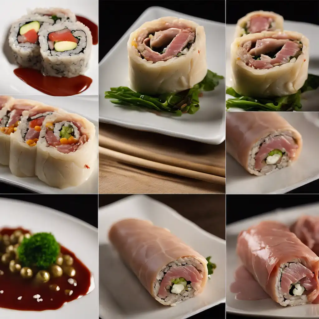 Tuna and Anchovy Roll with Tuna Sauce