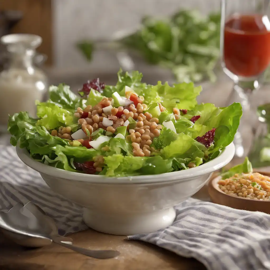 Wheat and Lettuce Salad