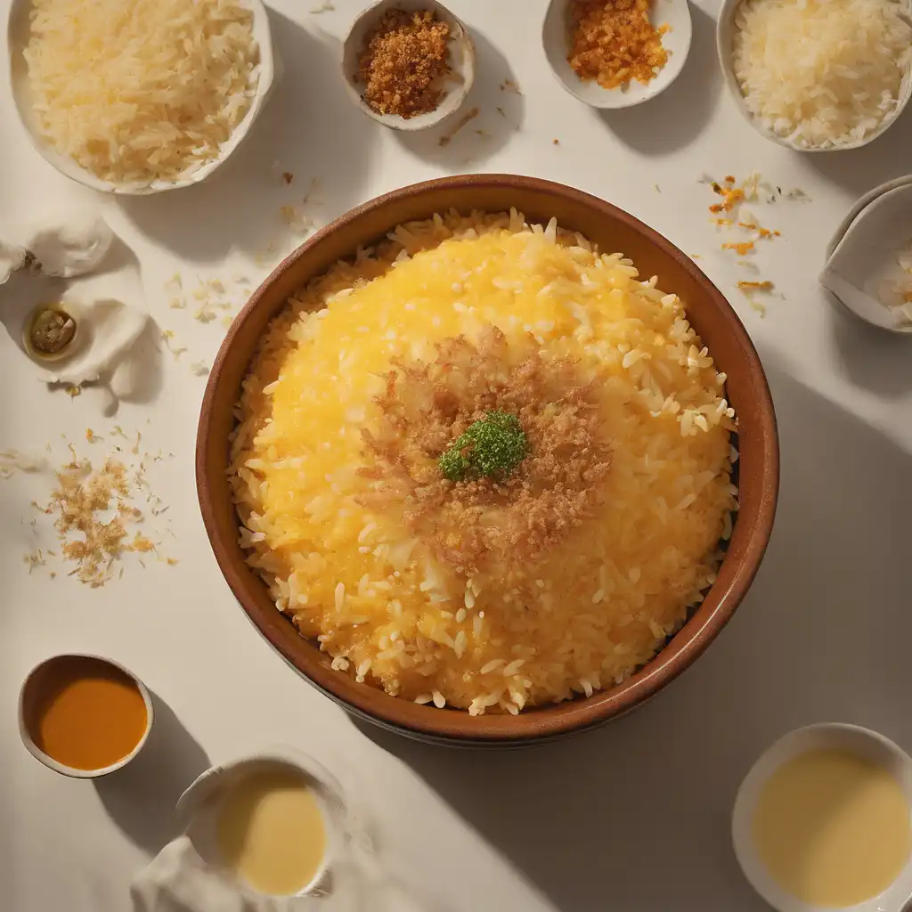 Oven-Roasted Rice with Cheese