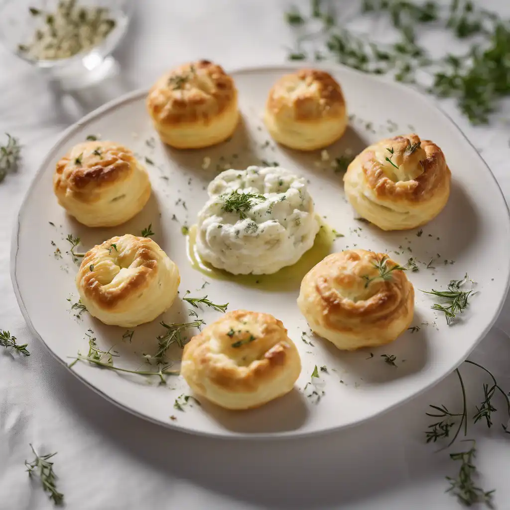 Little Puffs with Ricotta and Herbs