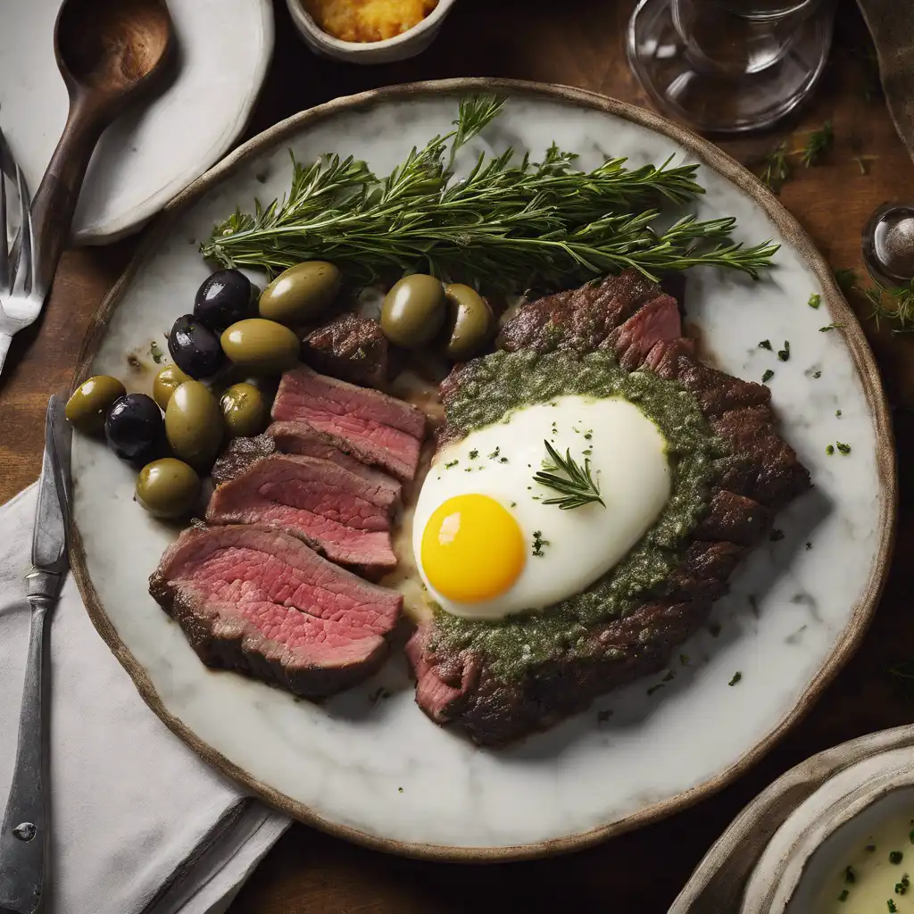 Egg and Herb Crusted Beef