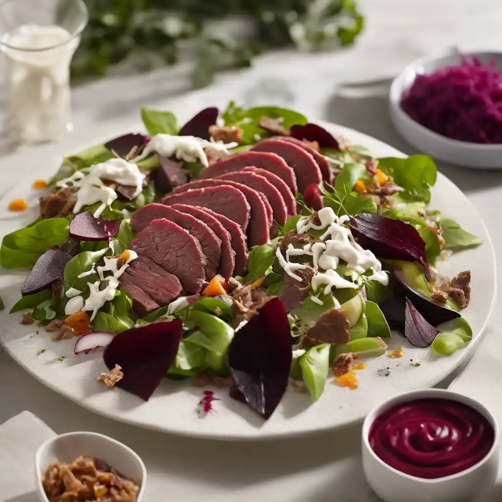 Beef and Palm Heart Salad