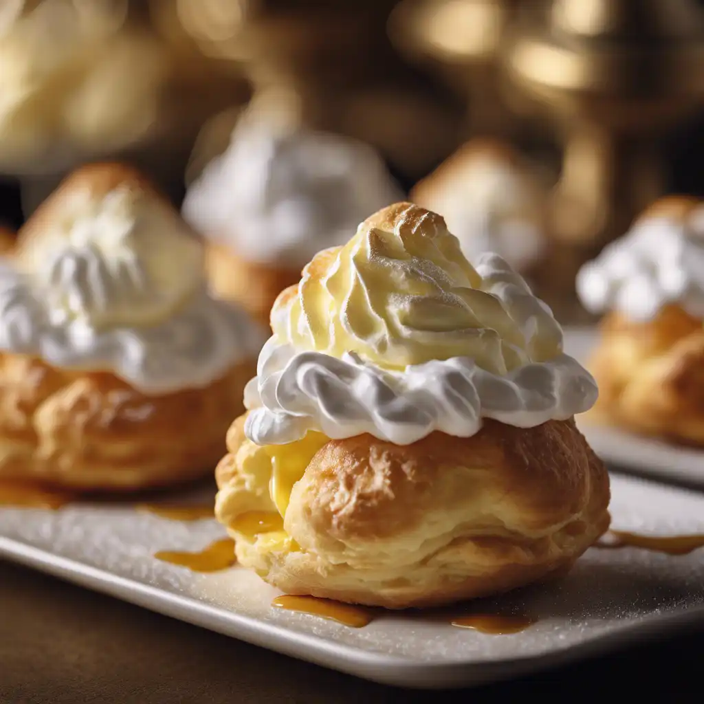 Cream Puffs with Whipped Cream