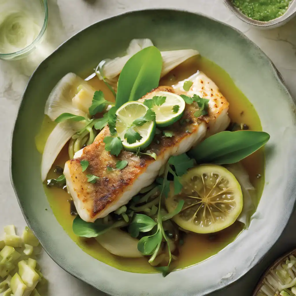 Foto de Peixe com banana verde