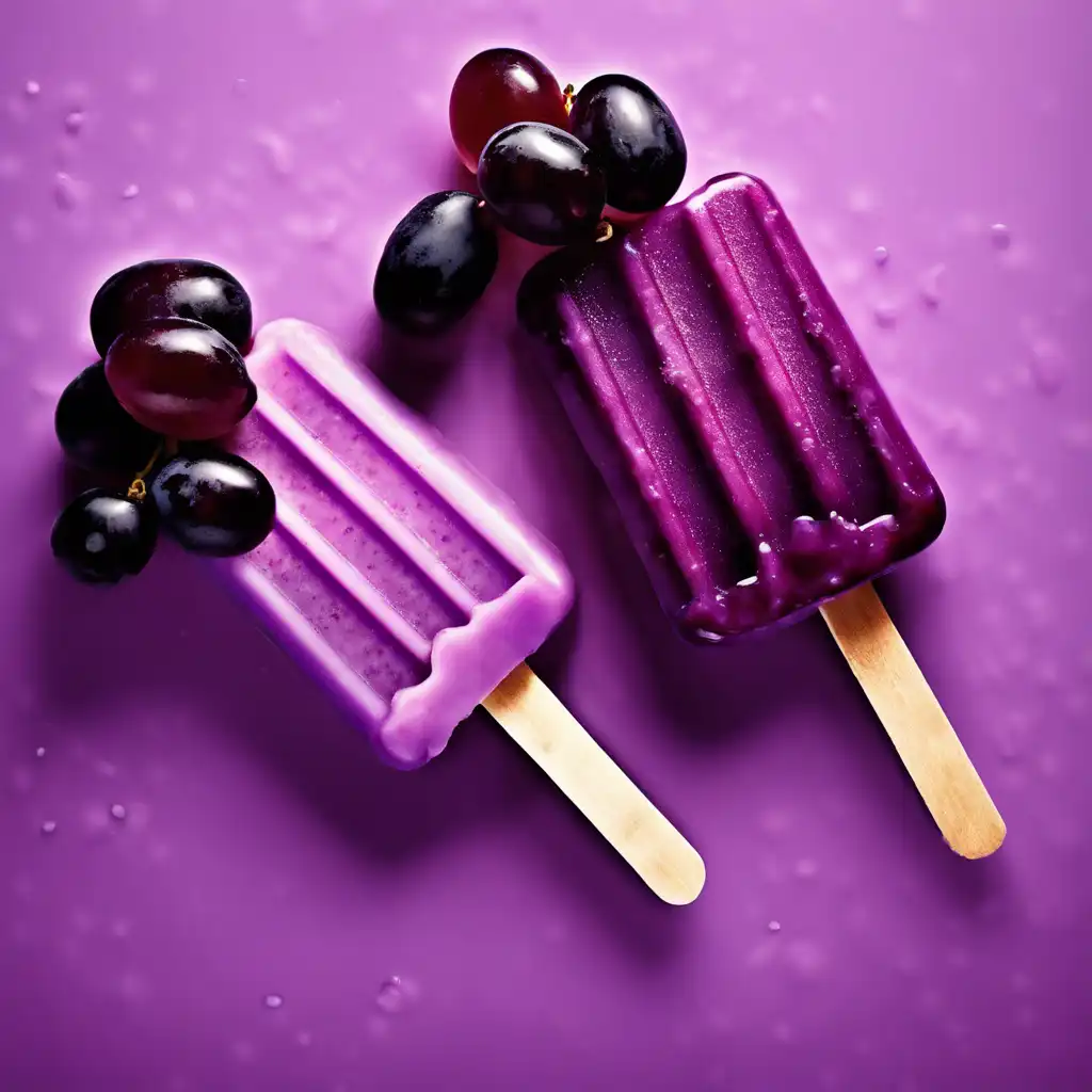 Concentrated Grape Popsicle