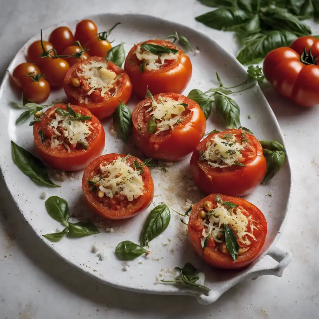 Tomato Stuffed with Manjericão