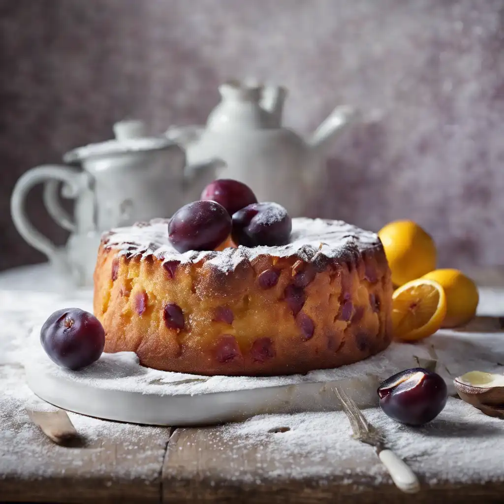 Polish Plum Cake