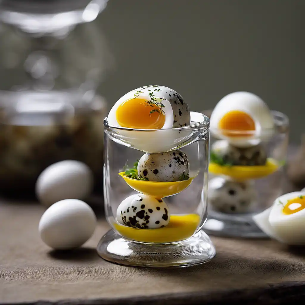 Quail Egg in Conserved Form