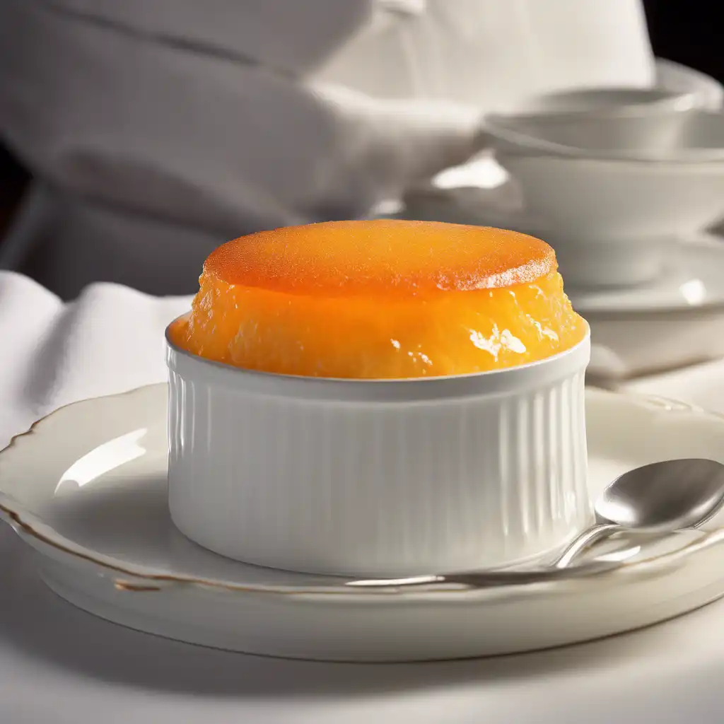 Superlight Orange Gelatin Soufflé