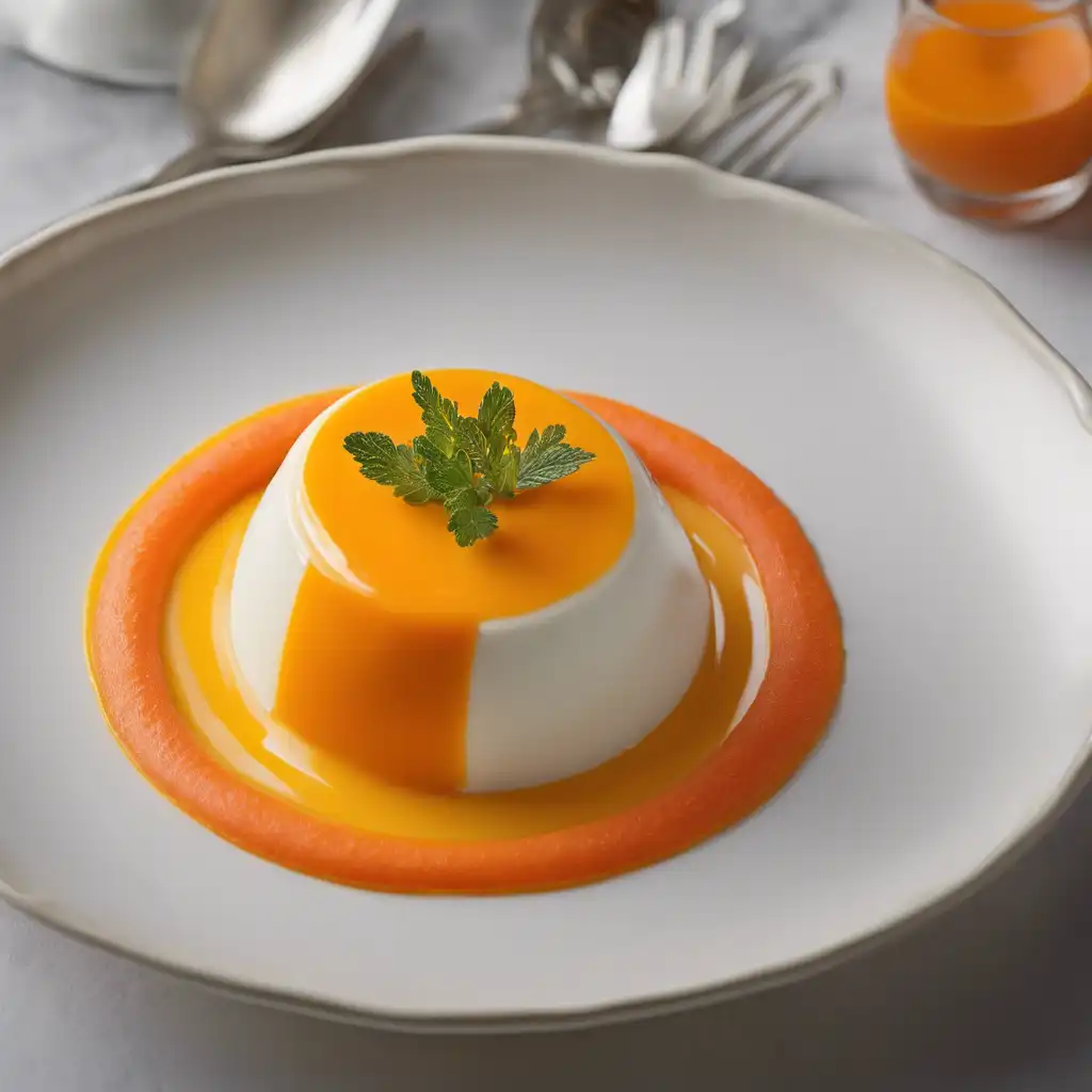 Carrot and Orange Panna Cotta