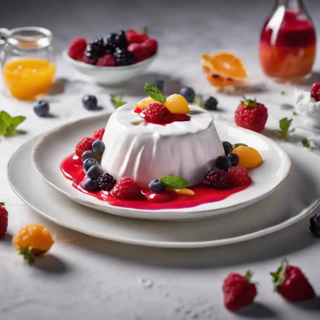 Ricotta Mousse with Fruit Sauce