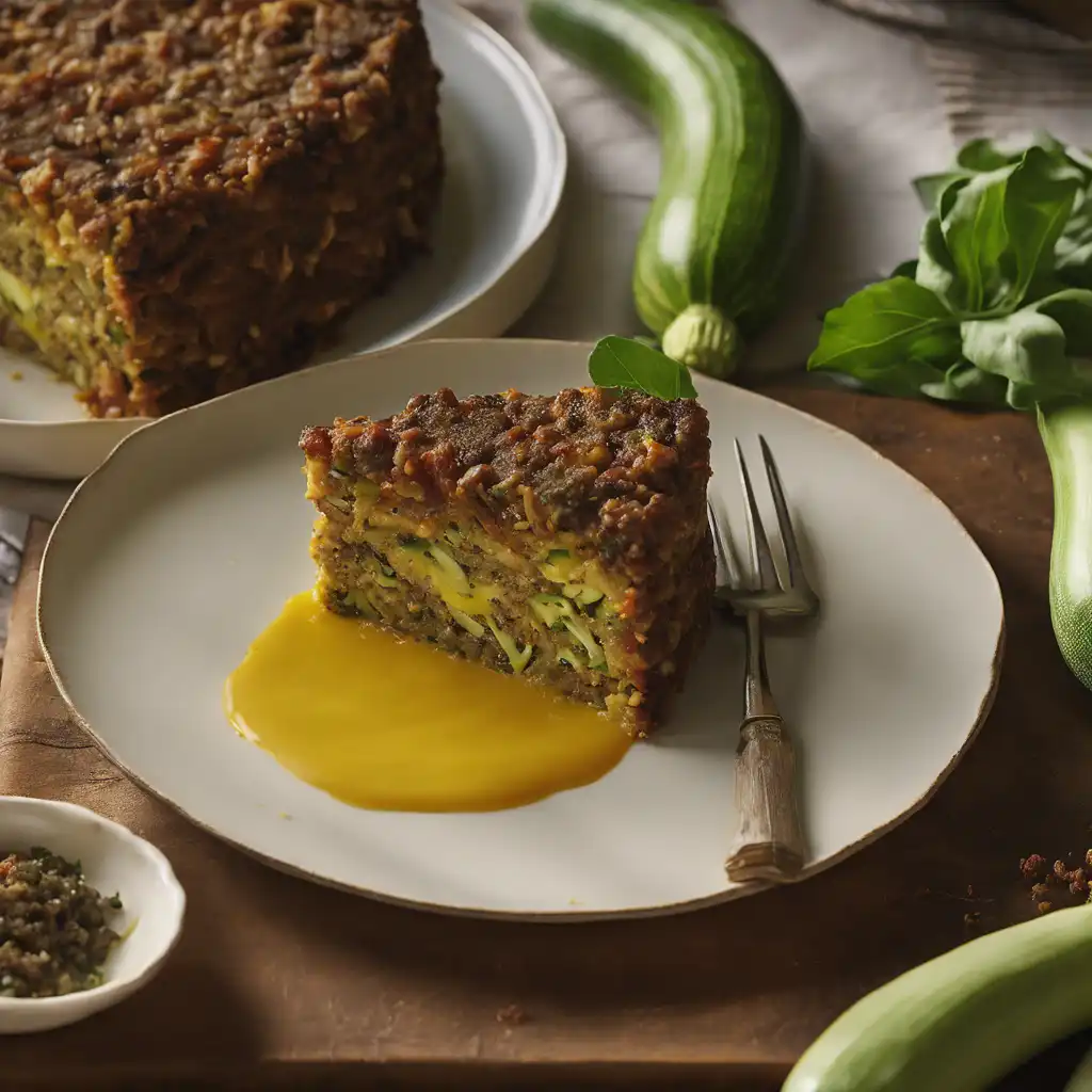 Zucchini and Meat Cake