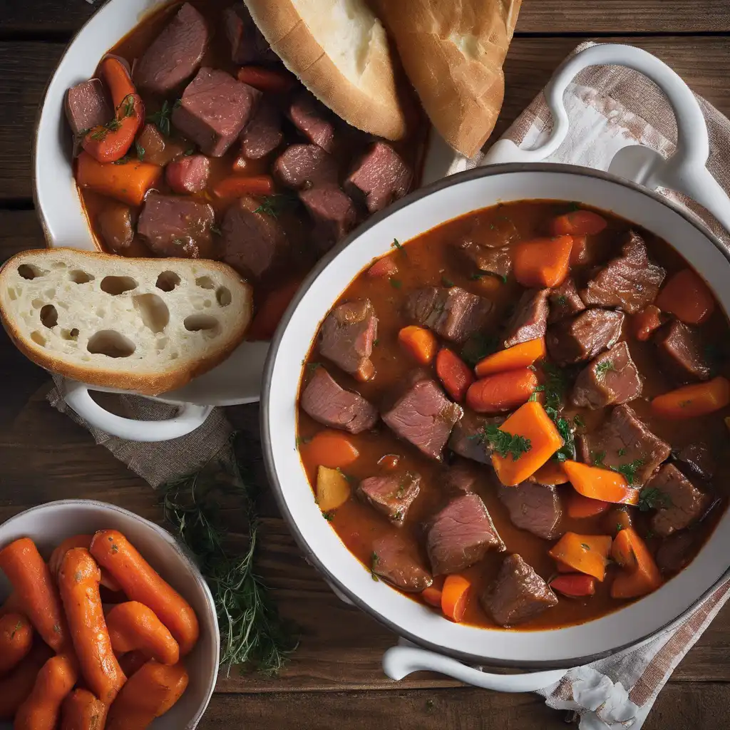 Beef and Linguiça Stew