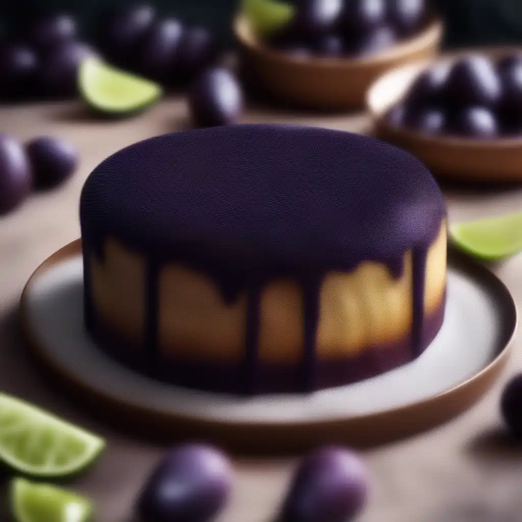 Black Plum Cake