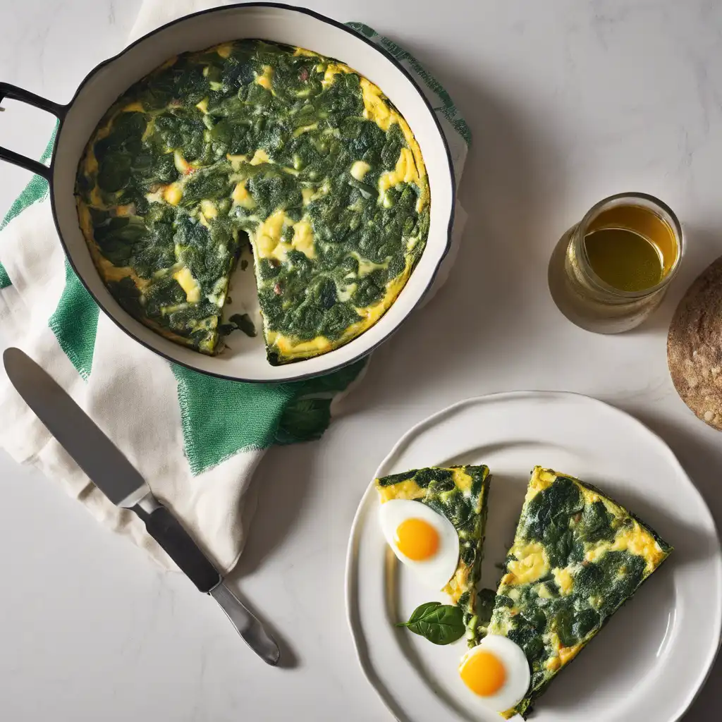 Spinach Frittata with Quadradinho