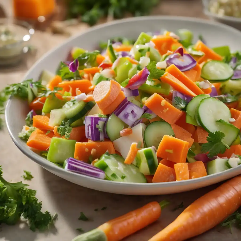 Carrot Salad with Vegetables