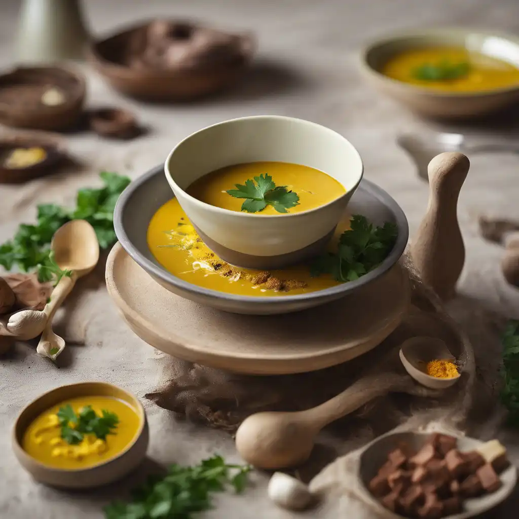 Cocoa and Curry Cream Soup (Caril)