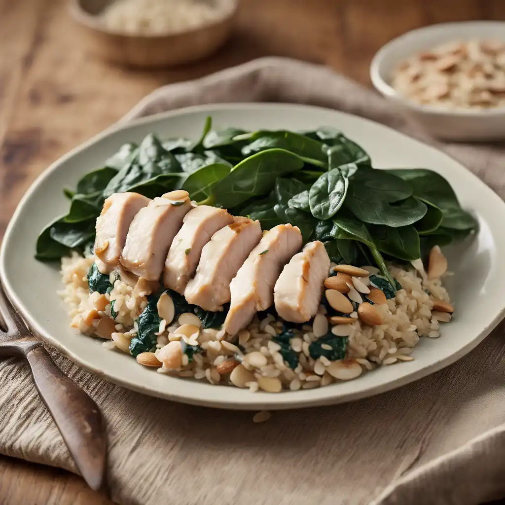 Chicken with Spinach and Almonds