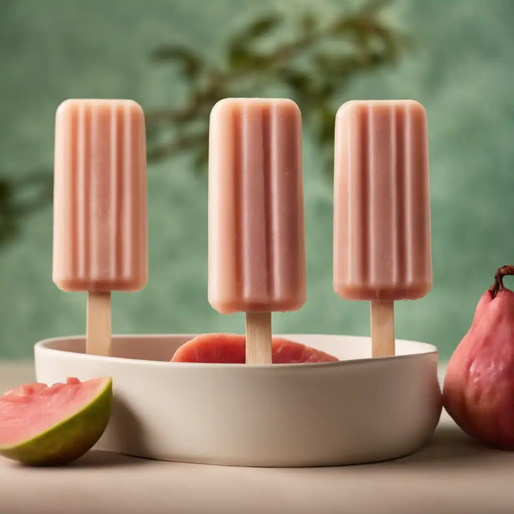 Goat's Milk and Guava Popsicles