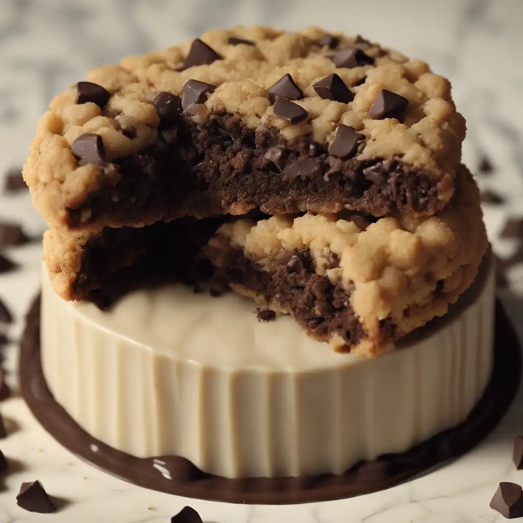 Chocolate Chip Cookie Crumb with Chocolate for Cake