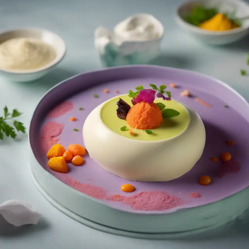 Creamy Cassava and Vegetable Mousse