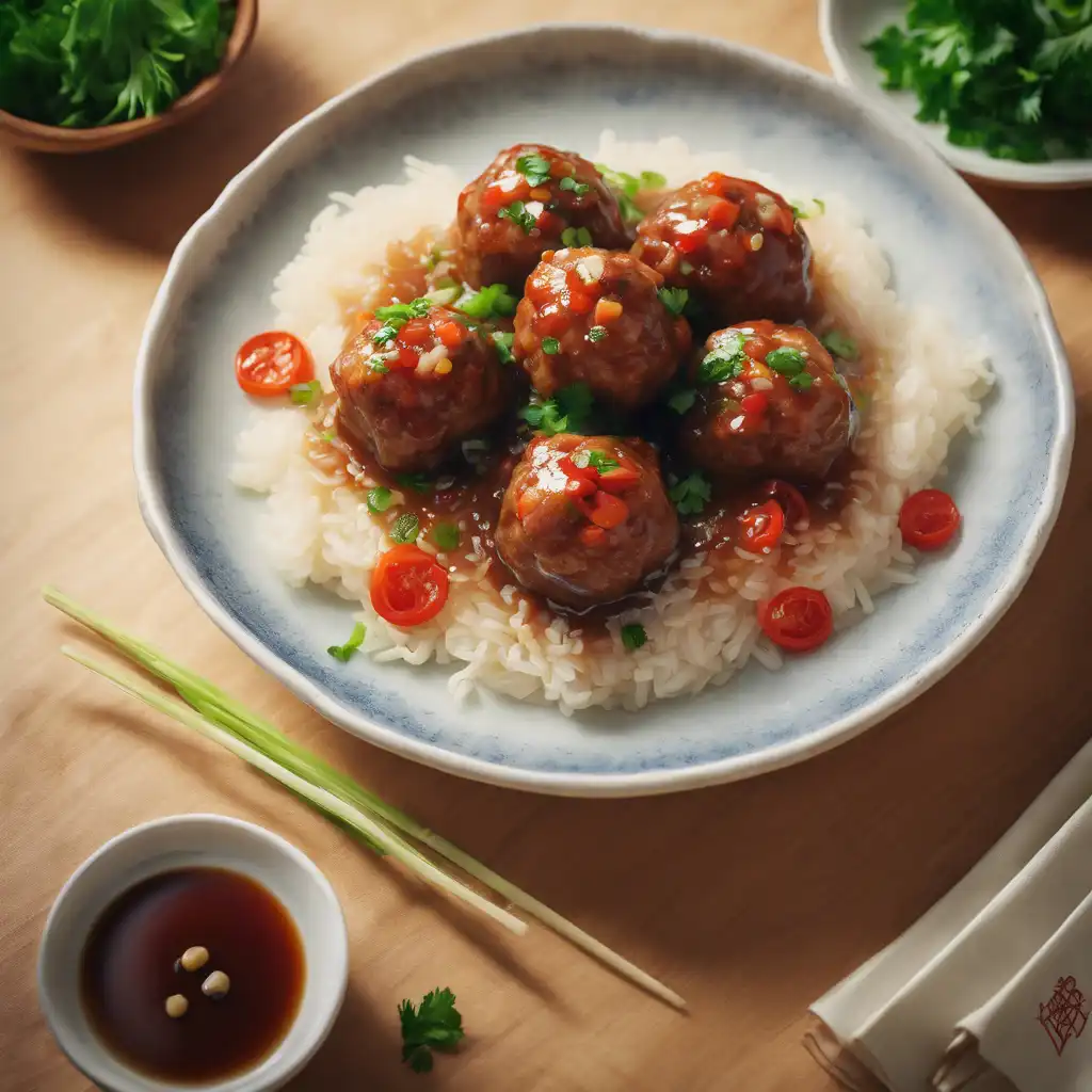 Chinese-Style Pork Meatballs