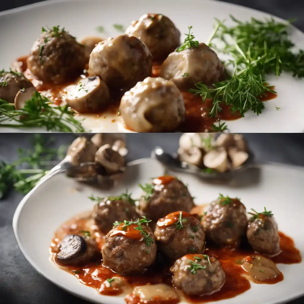 Meatball with Mushrooms