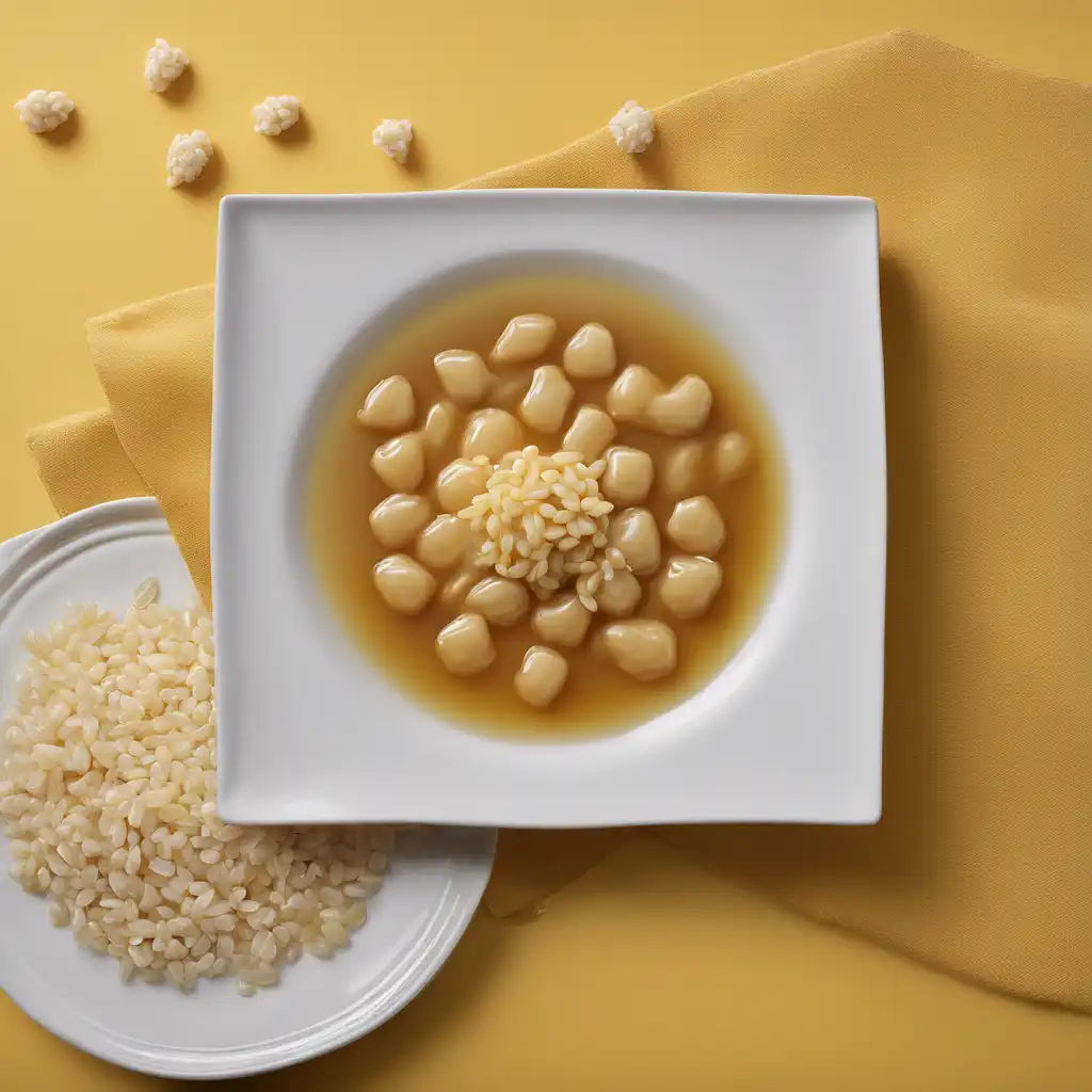 Puffed Rice with Chicken Broth Tablet