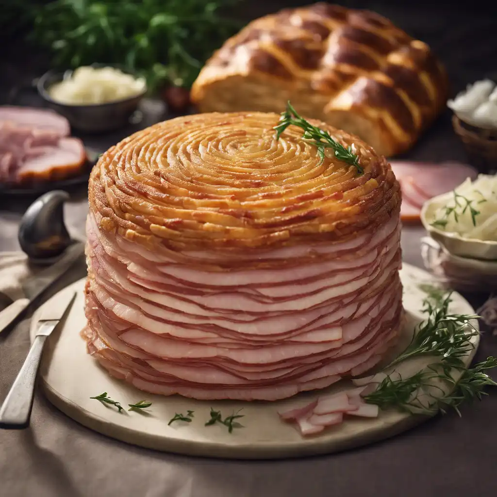 Ham and Onion Cake