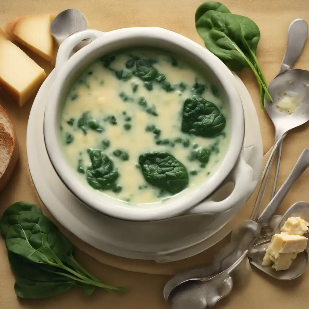 Cheese and Spinach Soup