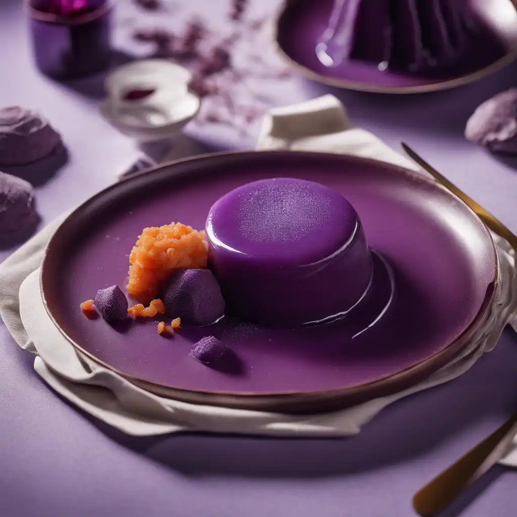 Sweet Purple Yam Dessert