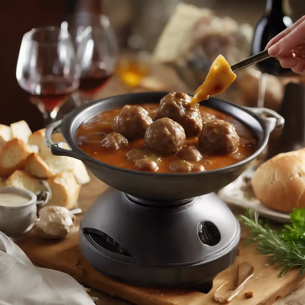 Meatball and Sausage Fondue