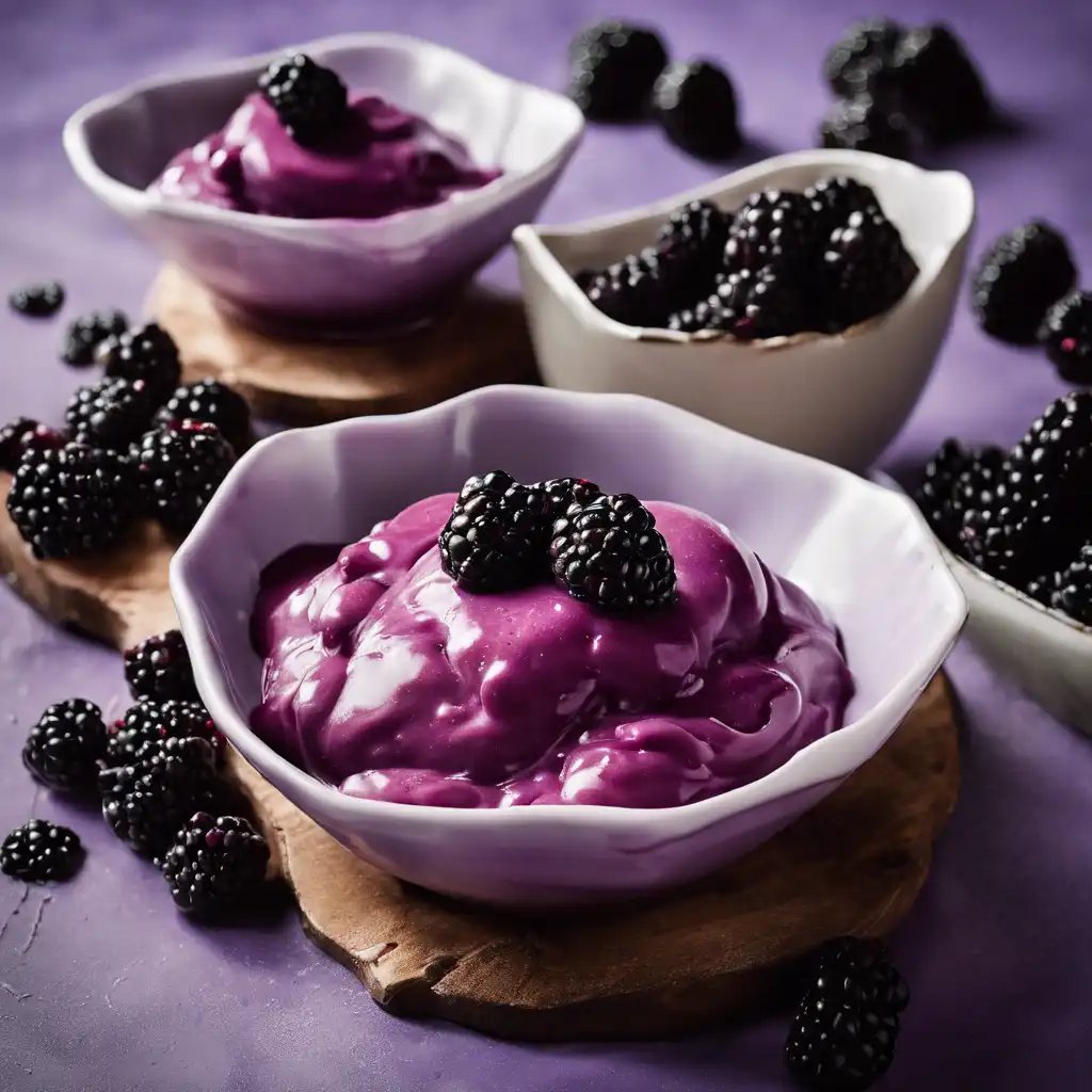 Blackberry Gelato Sauce