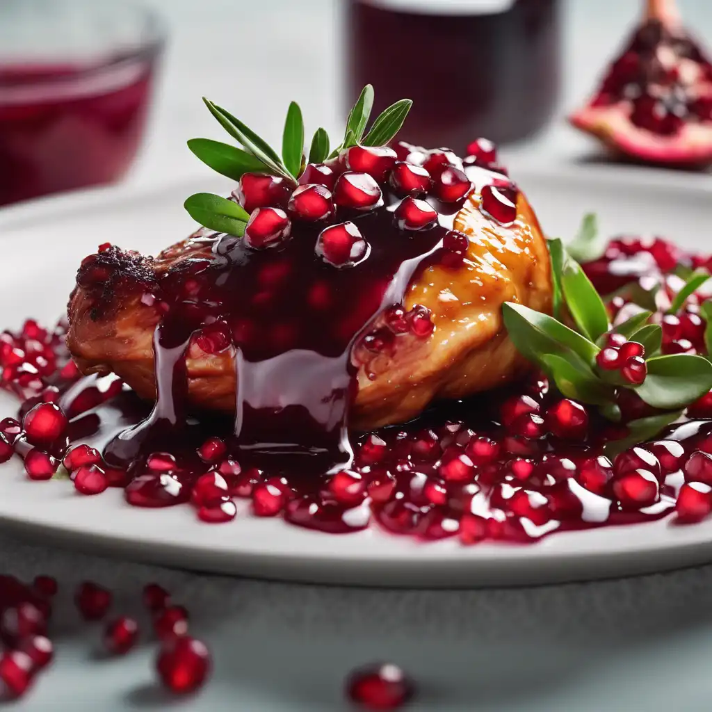 Chicken with Pomegranate Glaze