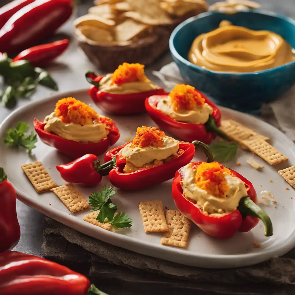 Stuffed Pimentos with Hummus