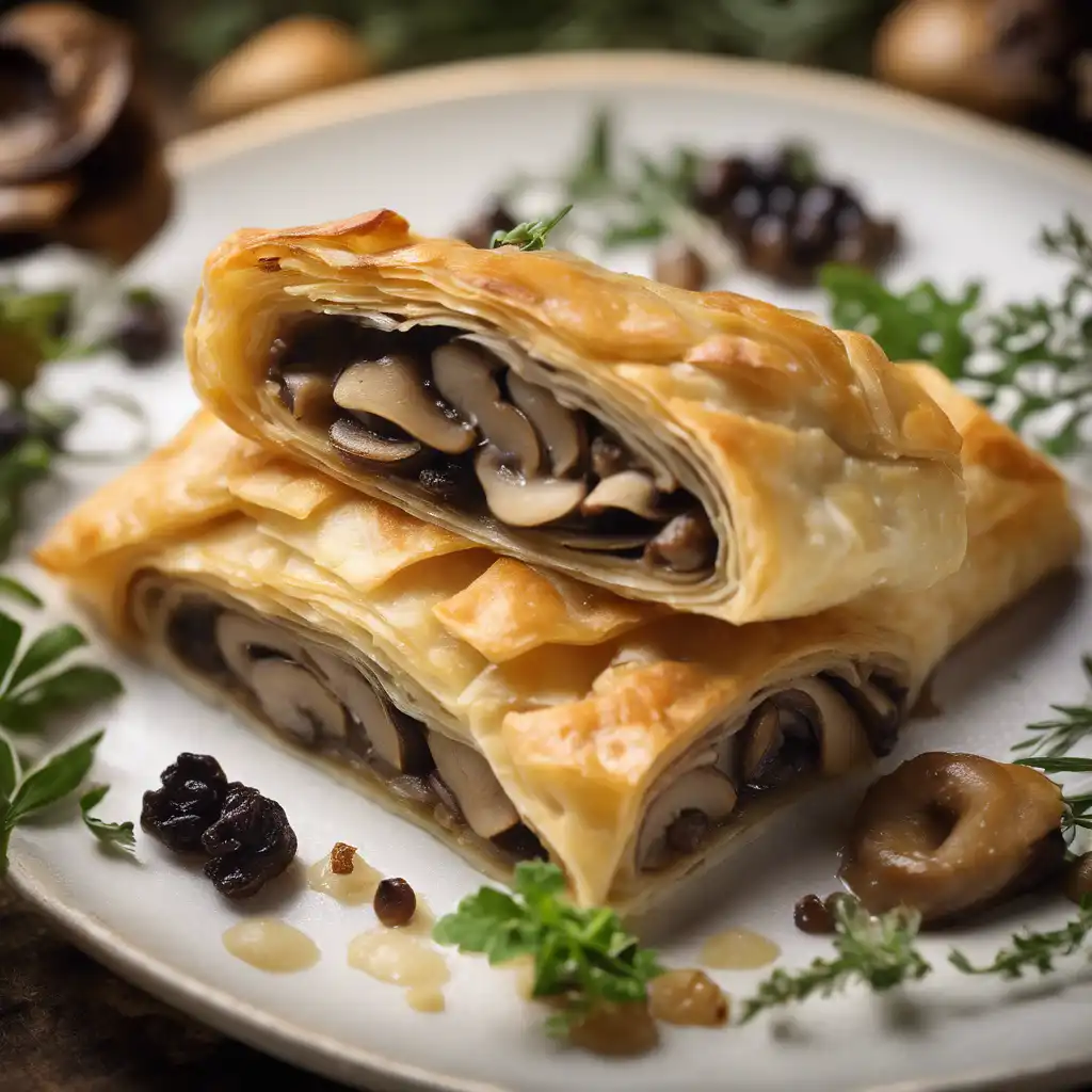 Mushroom Strudel