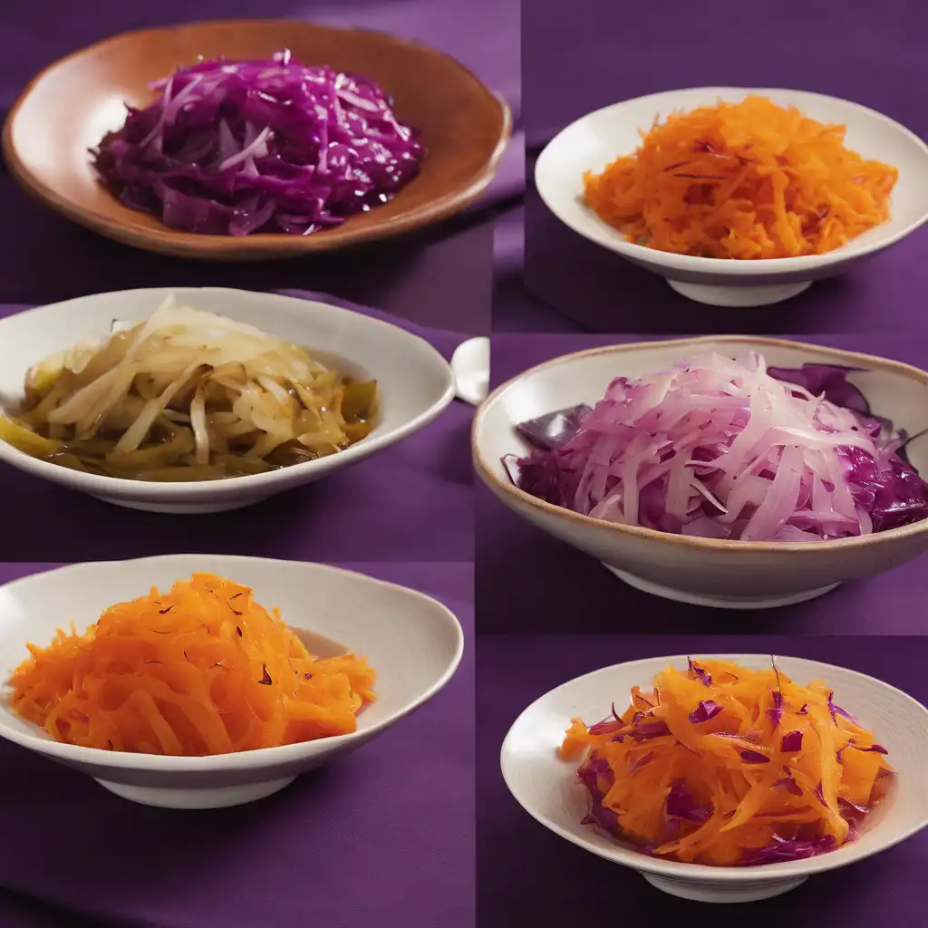 Pickled Cabbage with Sweet Potato