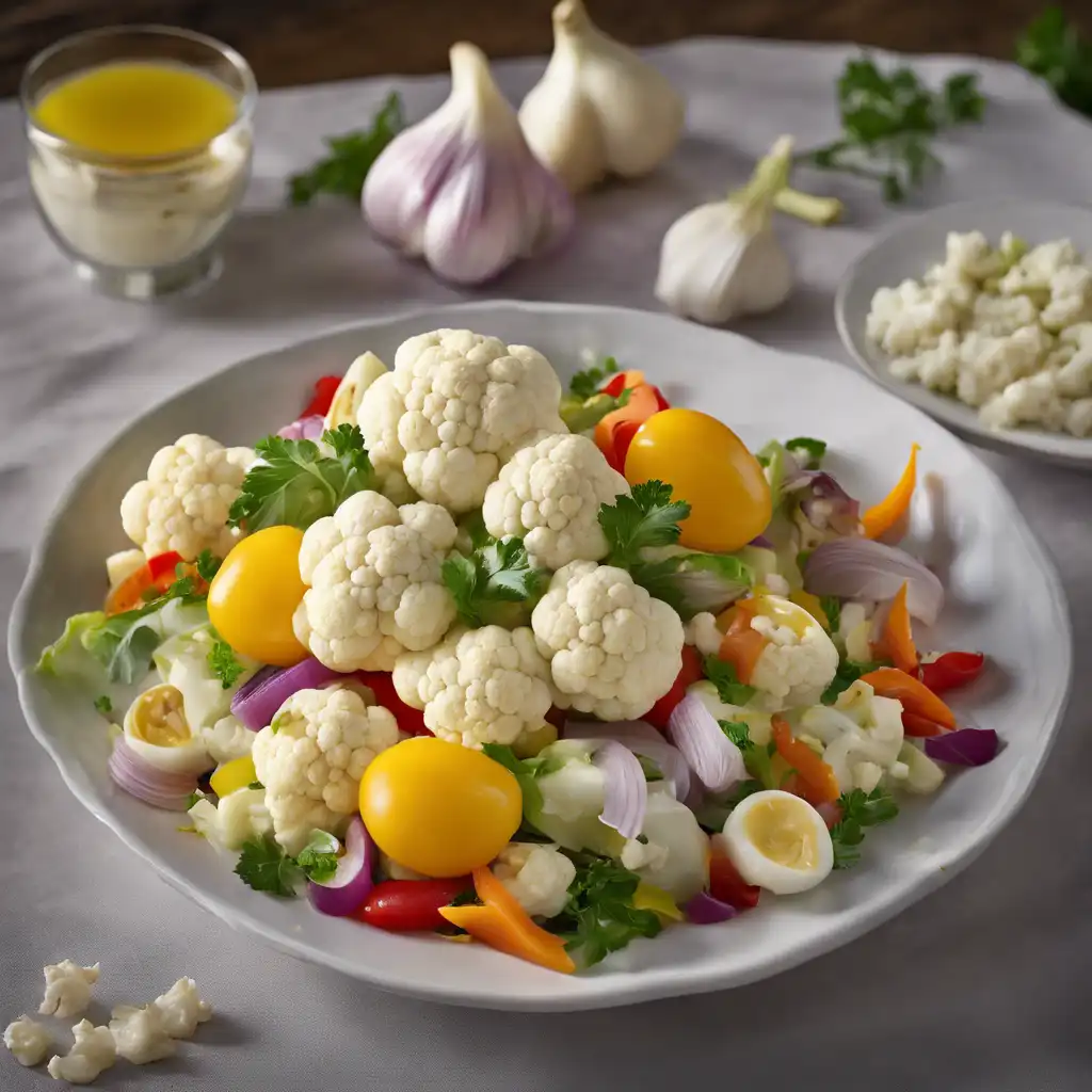 Cauliflower Salad with Garlic