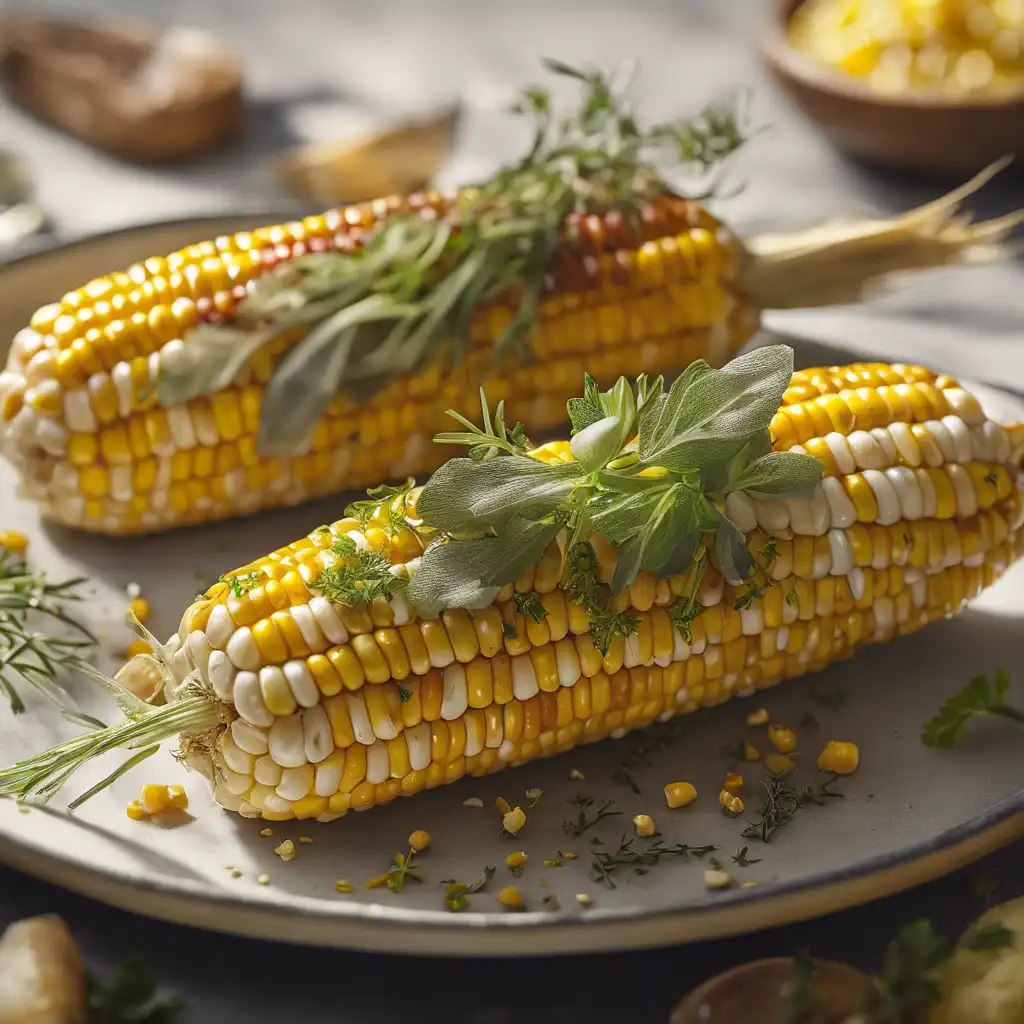 Toasted Corn with Herbs